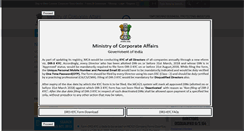 Desktop Screenshot of mca21.gov.in